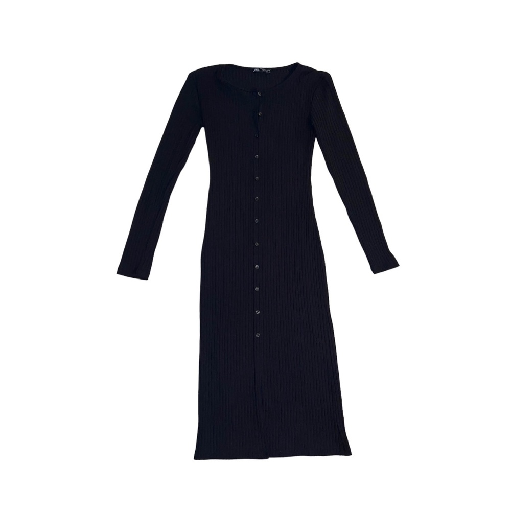 ZARA Women's Long Sleeve Bodycon Dress